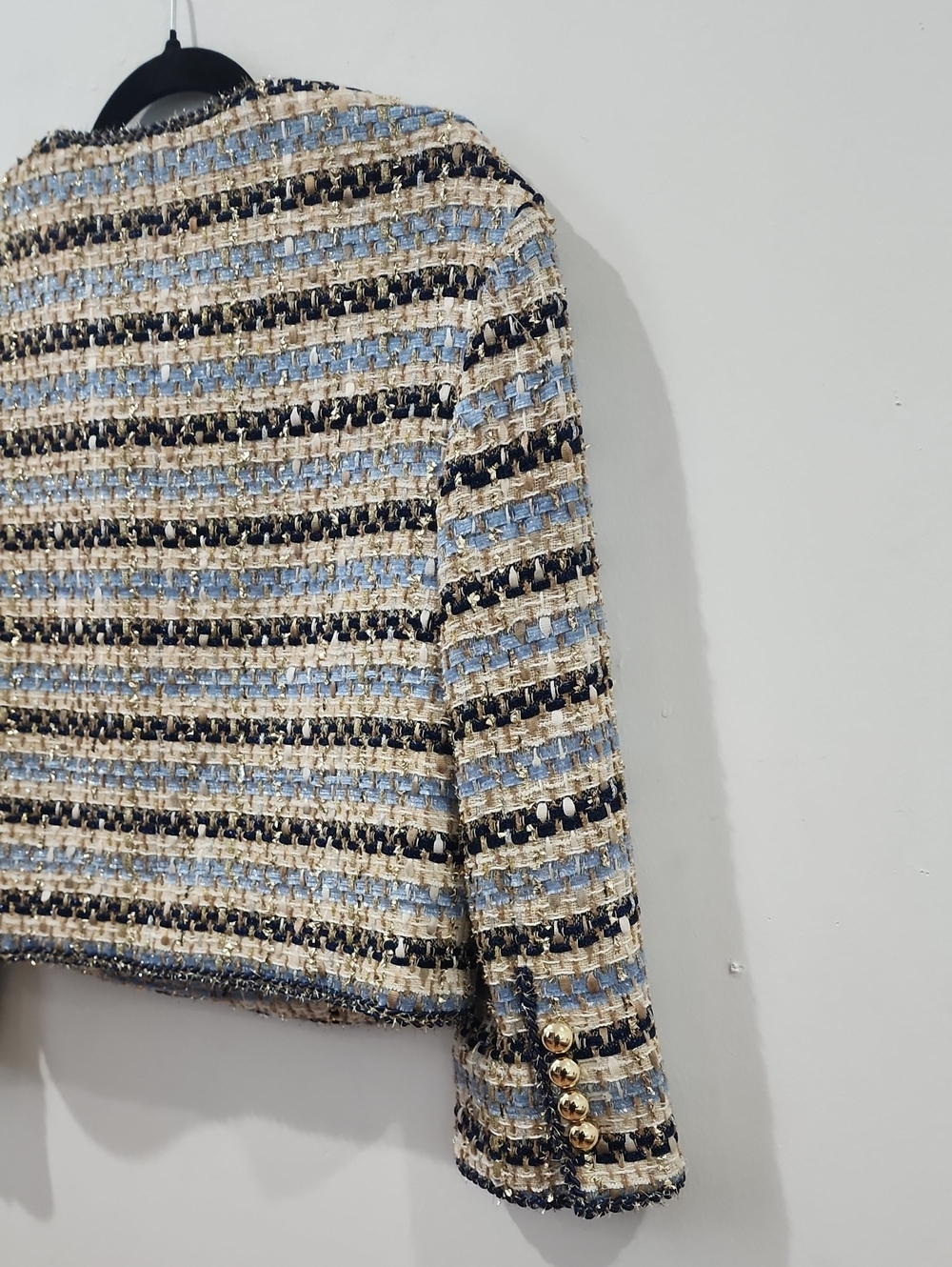 Veronica Beard Sumira Metallic Tweed Jacket - Picture 9 of 16